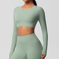 En stock, Ensemble de huit pièces transfrontalier, Haut de yoga sans manches, ajusté, respirant, couleur unie, brossé double face