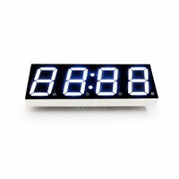 Ultra Bright 0.8 Inch 4 Digits White 7 Segment Led Display Digital Tube Common Cathode Anode 8042aw for Arduino Diy Project