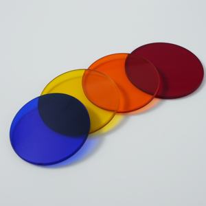 Ensemble de filtres de couleur en verre optique (rouge jaune) Schott <span class=keywords><strong>Hoya</strong></span> équivalent pour expériences éducatives Sources lumineuses 90% Transmittance - Product Image 2