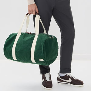 Bolsa de lona de algodón de lona grande con asa deportiva plegable DIY personalizada Unisex con correa ajustable bolsa de almacenamiento de viaje - Product Image 2