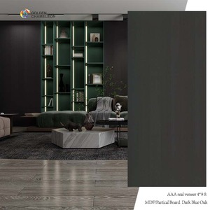 Panneaux de placage en bois, panneau MDF en chêne écologique avec revêtement en placage de bois, E0 formaldéhyde, panneaux muraux intérieurs de cuisine, plafonds, portes - Product Image 4