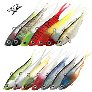 Artificiale Soft Lure TPR Vibes VMC hooks Fishing Lure 95mm Vibes Fishing Soft Vibe Fishing Lure TPR - Product Image 2