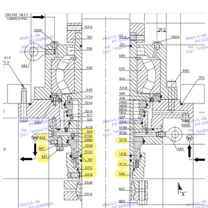 A224938 lpks803 Cartridge con dấu cơ khí cho 3 dọc khối lượng Mixer Kích thước 500 mét - Product Image 6