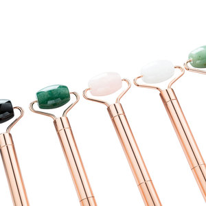 Bút bi kim loại mạ vàng hồng đa năng BECOL Wholesale Creative, in logo tùy chỉnh, ngòi 1.0mm, tích hợp dụng cụ <span class=keywords><strong>massage</strong></span> mặt, làm quà tặng - Product Image 3