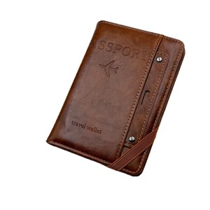Porta Passaporto con Protezione RFID, Porta Carte, Organizzatore Biglietti, Borsa da Viaggio Multifunzionale per Documenti, Vendita Diretta dalla Fabbrica - Product Image 1