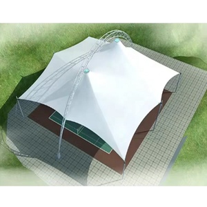 Carpa para Cancha de Tenis Resistente a la Intemperie, Estructura Tensada, Techo Deportivo, Planta de Fabricación, Carpa para Pista de Pádel, Carpa para Cancha de Baloncesto - Product Image 3