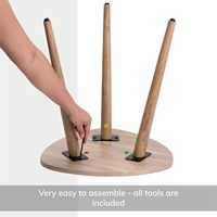 Table basse triangulaire en bois Bond, design exclusif, moderne, écologique, petite, pour chambre à coucher, salon, bureau