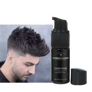 Il BARBERPASSION personalizza il profumo e il tuo logo volume per lo styling dei capelli in polvere spray finitura opaca per gli uomini