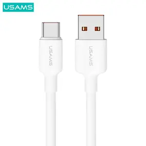 USAMS USB Type C Cable 3A Quick Charge For Phone USB-C Wire Fast Charging Cord Charger Usb c Type-c Data Cable