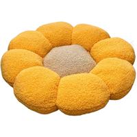 Coussin pour animaux de compagnie en forme de fleur, très vendu, en velours Teddy, doux et moelleux, lavable, chaud, pour chiens et chats de petite taille, pour l'intérieur.