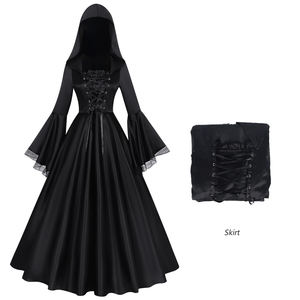 <span class=keywords><strong>Disfraz</strong></span> <span class=keywords><strong>de</strong></span> <span class=keywords><strong>Bruja</strong></span> Gótica <span class=keywords><strong>para</strong></span> Halloween, Vestido Largo Medieval con Capucha Negra, Vestidos <span class=keywords><strong>de</strong></span> Fantasía <span class=keywords><strong>para</strong></span> Mujer, Vestido <span class=keywords><strong>de</strong></span> Gala Renacentista <span class=keywords><strong>para</strong></span> Fiesta - Product Image 5