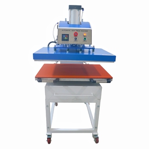 Prensa térmica plana industrial neumática extraíble de estación única de 16x16, 16x20, 16x24 pulgadas para transferencia de calor por sublimación - Product Image 3
