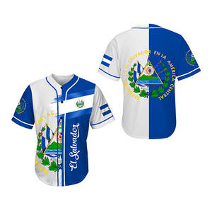 เสื้อฟุตบอล/เบสบอลลายธงชาติเม็กซิโก กัวเตมาลา เปอร์โตริโก ฮอนดูรัส เอลซัลวาดอร์ นิการากัว แบบสั่งทำพิเศษพร้อมชื่อส่วนตัว - Product Image 1