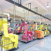 Machine à coudre à grande vitesse pour serviettes en microfibre, couture bilatérale continue pour la fabrication textile