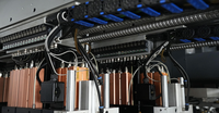 Machine à percer six faces de précision pour le travail du bois JIYU NCZ6XLB, moteur à commande servo complète, haute productivité