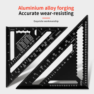 7/12 pouces <span class=keywords><strong>Triangle</strong></span> Rapporteur D'angle De Vitesse En Alliage D'aluminium carré Règle De Mesure de Mesure de Charpentier Outils À Bois <span class=keywords><strong>Triangle</strong></span> - Product Image 2