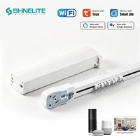Moteur de rideau intelligent Zigbee Wifi à commande vocale via application, prix usine, 1.14/2.14/3.14/4.14/5.14/6.14m, pour la maison et le bureau