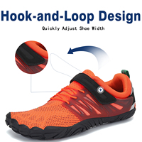 Chaussures de Sport pour femme, Orange, avec lacets et sangle magique, pieds nus, Yoga, d'entraînement, Fitness, de course