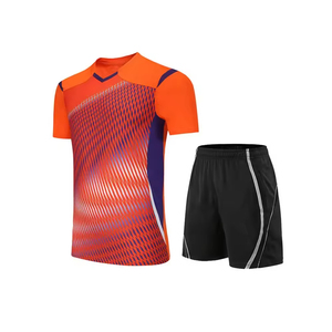 High Quality 100% Polyester Sportswear Low MOQ Quick Dry Sleeveless Tennis Uniform for Men Wholesale Price Digital Print Team - Product Image 1