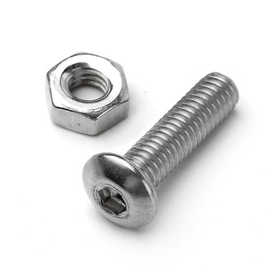 Juego de tornillos y tuercas hexagonales de cabeza semiesférica de acero inoxidable 304 M2 M3 M4 M5 para muebles metálicos - Product Image 4