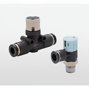 Pisco วาล์วควบคุมการไหลของ JSGC4-01พร้อมไฟบอกสถานะป้องกันการงัดแงะ - Product Image 1