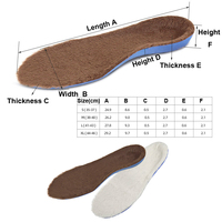 Expédition directe d'usine, semelles orthopédiques avec soutien de la voûte plantaire, semelles orthopédiques d'hiver pour chaussures, pieds plats