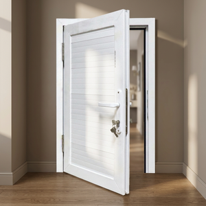 Puerta Abatible de PVC Hoffen Moderna, Insonorizada e Impermeable, 81x205, Aislamiento Térmico, para Exteriores, Hoteles, Hospitales, Centros Comerciales, Almacenes - Product Image 2