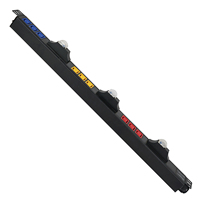PDU vertical triphasé 32A 9 ports IEC C13 avec disjoncteur indépendant pour armoire Zero U