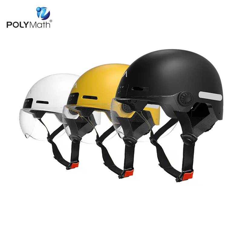 Helm sepeda pintar 1080P HD uniseks, helm bersepeda ringan 365g dengan aplikasi untuk sepeda dan sepeda motor