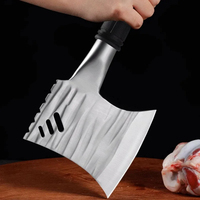 Couteau à désosser en acier inoxydable de 4,5 pouces, hachette de boucherie, couteau à désosser robuste, couteau à viande