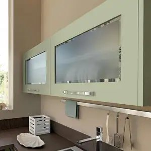 CBMmart pabrik langsung Modern hijau kabinet dapur desain dapur semua dalam satu