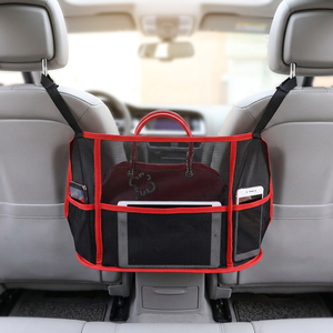 Netz-Autositz-Organizer für Zwischen den Sitzen Große Kapazität Handtaschenhalter Auto-Innenraum Netz-Tasche Aufbewahrungstasche mit Handyfach - Product Image 1