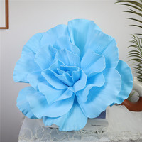 Fleur artificielle réaliste, grandes têtes de roses de 80-30 cm en mousse PE, pour mariage, Saint-Valentin et décoration intérieure de remise de diplôme