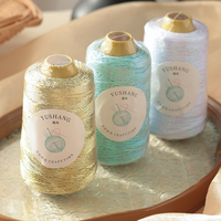 Shiny Shiny Core-Spun Yarn, Hand-Woven Yarn Suitable for Knitting Bags, Storage Bo