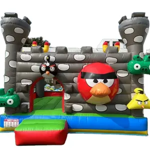 commercial inflatable Bird bounce castles, playing castle inflatable bouncer house, pirate jumping castle for sale