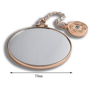 In Stock Metal Promotional Gift Single Side Round Unique Fashion Decorative Hanging Makeup <b>Mirror</b> - Product Image 6