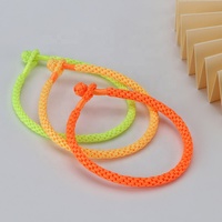 SKY A8 4mm Bracelet tressé de couleur unie, fait à la main, vente en gros, cordon rouge, bijoux d'amitié