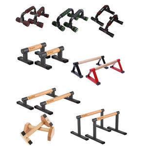 लकड़ी के पुश-अप बार की तुलना में गैर-पर्ची घरेलू जिम जिम को ताकत प्रशिक्षण के लिए धक्का - Product Image 6