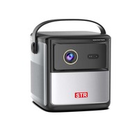 Chinesische Mini 3D-Daten zeigen 1080p-Projektor für TV-Heimkino Android tragbare wiederauf ladbare Batterie Dlp Lemp Wifi Beamer