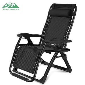 Silla Reclinable de Gravedad Cero de Lujo Wayon con Cojín Suave, Silla Plegable para Patio - Product Image 4