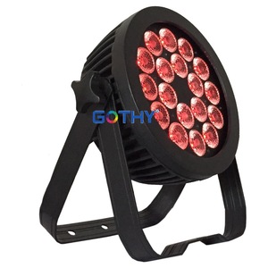 Nhà thờ rửa LED PAR 64 rgbwa UV Slim DMX 18Watts 6 trong 1 LED PAR - Product Image 6