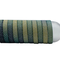 Lacets Weiou noirs, vert foncé, kaki, lacets plats en fil métallique, lacets élastiques à transfert thermique, adaptés aux chaussures