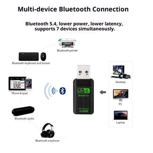Wifi6 trình điều khiển miễn phí Card mạng không dây 900m cho 5.4 2-in-1 máy tính xách tay USB2.0 Receiver Transmitter 5 gam tần số kép trong kho - Product Image 3