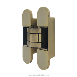 ADWORK GE60 Zinc Alloy 3D Adjustable Farmhouse Door <strong>Hinge</strong> 180 60kg 2mm Thickness Concealed Invisible Hidden <strong>Hinge</strong> 2-Year - Product Image 3