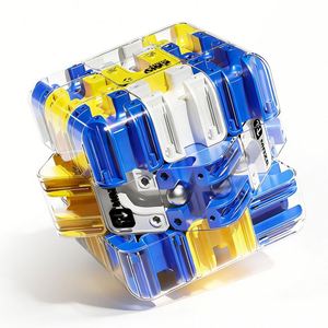 Cross-border 3D Stereoscopic Maze Cube Maze Puzzle Cube Parent-child Children's Logical <b>Thinking</b> Training Decompression Toy - Product Image 1