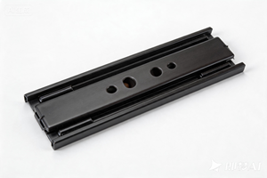 Correderas de Acero Laminado en Frío Incomparables Resolute para Cajones de Cocina, Negras, de Extensión Total, con Rodamientos de Bolas para Gabinetes - Product Image 1