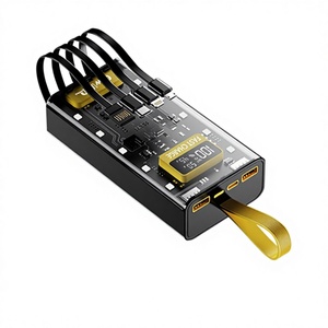 Power Bank Trasparente Multi-Standard da 20000 mAh con Ricarica Super Veloce 22.5W, Modello S30R, Bestseller Transfrontaliero per Ricarica Condivisa - Product Image 1