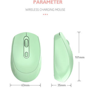 Wholesale Macaron Color <b>Bluetooth</b> Wireless <b>Mouse</b> Slim Portable Rechargeable Optical <b>Mouse</b> Raton Souris Maus - Product Image 3
