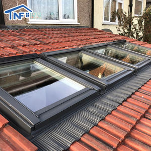 Moderna finestra a battente in vetro Low-E con telaio in lega di alluminio a battente stile aperto per <span class=keywords><strong>accesso</strong></span> al <span class=keywords><strong>tetto</strong></span> - Product Image 2