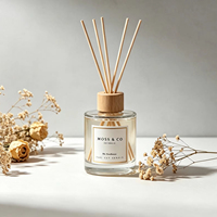 Étiquettes personnalisées pour bougies avec bordure dorée, autocollants mats minimalistes pour l'emballage des pots de bougies parfumées à la cire de soja